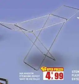 Maury's MA MAISON STENDINO READY 18MT IN METALLO offerta