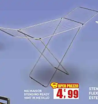 Maury's MA MAISON STENDINO READY 18MT IN METALLO offerta