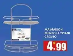 Maury's MA MAISON MENSOLA 2PIANI CROMO offerta
