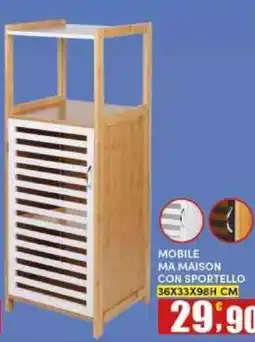 Maury's MOBILE PORTA BIANCHERIA MA MAISON offerta