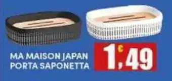 Maury's MA MAISON JAPAN PORTA SAPONETTA offerta