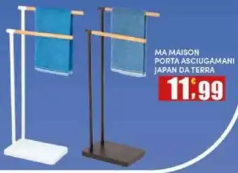 Maury's MA MAISON PORTA ASCIUGAMANI JAPAN DA TERRA offerta