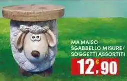 Maury's MA.MAISO SGABBELLO MISURE/ SOGGETTI ASSORTITI offerta