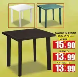 Maury's TAVOLO IN RESINA offerta