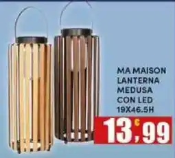 Maury's MA MAISON LANterna MEDUSA CON LED offerta