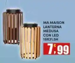 Maury's MA MAISON LANterna MEDUSA CON LED offerta