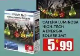 Maury's High-Tech CATENA LUMINOSA SOLARE offerta