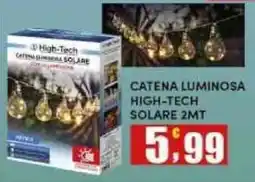 Maury's High-Tech CATENA LUMINOSA SOLARE offerta