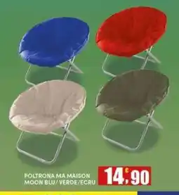 Maury's POLTRONA MA MAISON MOON BLU/VERDE/ECRU offerta