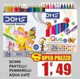 Maury's DOMS PASTELLI/PENNARELLI AQUA 24PZ offerta