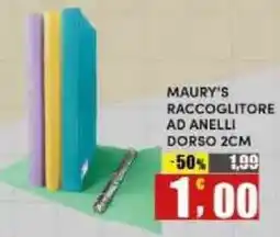 Maury's MAURY'S RACCOGLITORE AD ANELLI DORSO 2CM offerta