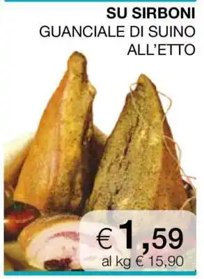 Coop SU SIRBONI GUANCIALE DI SUINO ALL’ETTO offerta