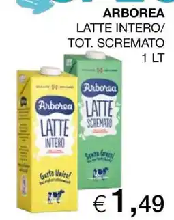 Coop ARBOREA LATTE INTERO/TOT.SCREMATO offerta