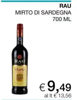 Coop RAU MIRTO DI SARDEGNA offerta