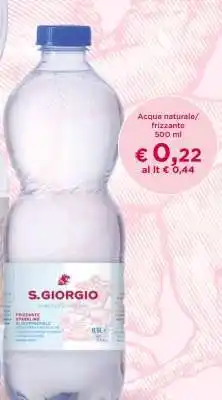 Coop S.GIORGIO Acqua naturale/frizzante offerta
