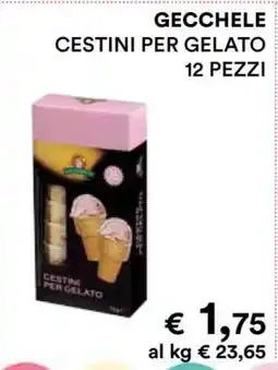 Coop GECHELE CESTINI PER GELATO 12 PEZZI offerta