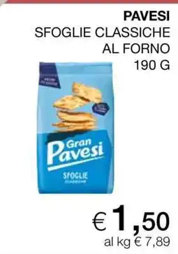 Coop PAVESI SFOGLIE CLASSICHE AL FORNO offerta