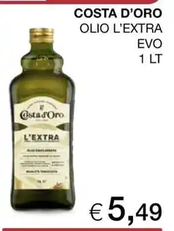 Coop COSTA D’ORO OLIO L’EXTRA EVO offerta
