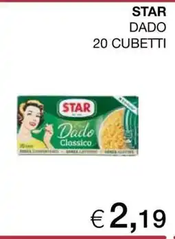 Coop STAR DADO 20 CUBETTI offerta