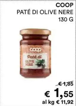 Coop COOP Patè di Olive Nere offerta