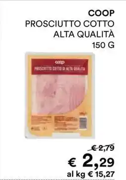 Coop COOP PROSCIUTTO COTTO ALTA QUALITÀ 150 G offerta