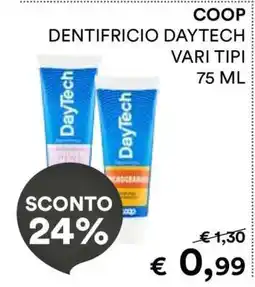 Coop COOP DENTIFRICIO DAYTECH offerta