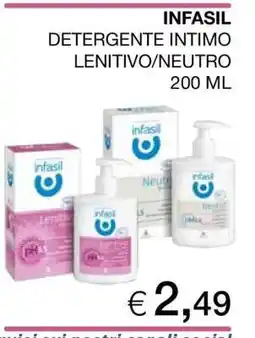 Coop INFASIL DETERGENTE INTIMO LENITIVO/NEUTRO 200 ML offerta