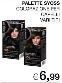 Coop PALETTE SYOSS offerta