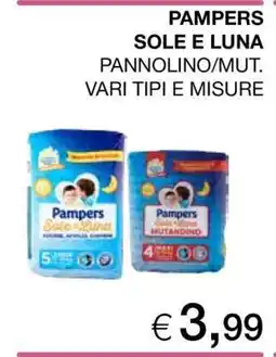 Coop Pampers Sole e Luna offerta
