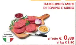 Coop Hamburger misti di bovino e suino offerta