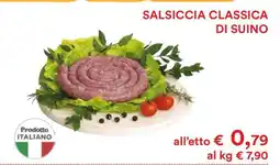 Coop Salsiccia Classica di Suino offerta