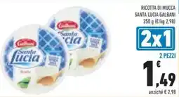 Conad Ricotta di mucca santa lucia galbani offerta