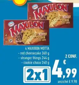 Conad 4 maxibon motta offerta
