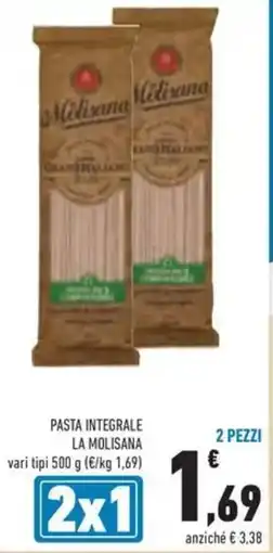 Conad Pasta integrale la molisana offerta