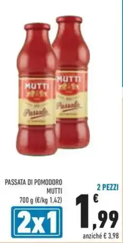 Conad Passata di pomodoro mutti offerta