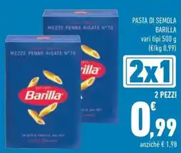 Conad Pasta di semola barilla offerta