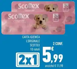Conad Carta igienica l'originale scottex offerta