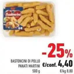 Conad Superstore Bastoncini di pollo panati martini offerta