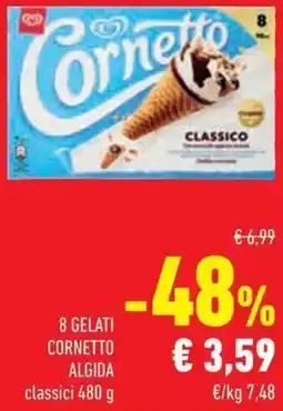 Conad Superstore 8 gelati cornetto Algida offerta
