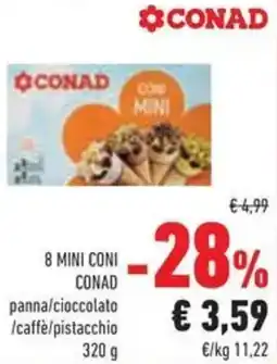Conad Superstore 8 mini coni Conad offerta