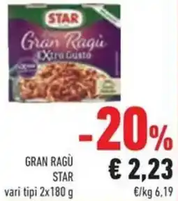 Conad Superstore Gran ragù Star offerta