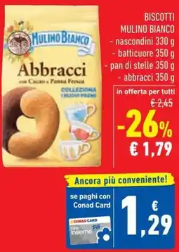 Conad Superstore Biscotti Mulino Bianco offerta