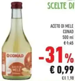Conad Superstore Aceto di mele Conad offerta