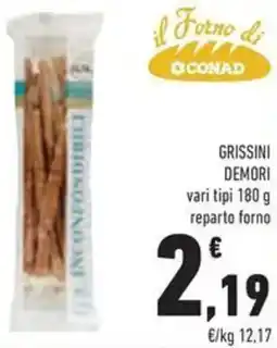 Conad Superstore Grissini demori il Forno di Conad offerta