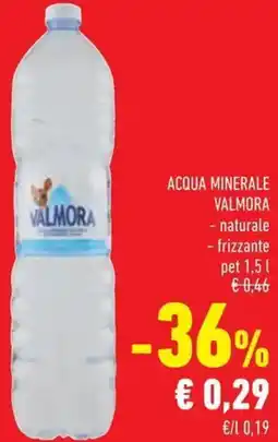 Conad Superstore Acqua minerale Valmora offerta