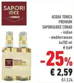 Conad Superstore Acqua tonica premium Sapori&Idee Conad offerta