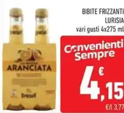 Conad Superstore Bibite frizzanti Lurisia offerta