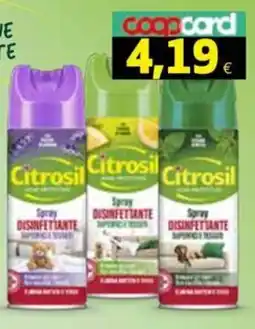 Ipercoop Citrosil spray disinfettante offerta