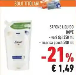 Conad Superstore Sapone liquido Dove offerta