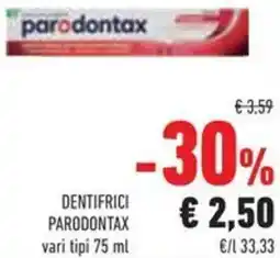 Conad Superstore Dentifrici Parodontax offerta